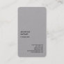 QR Code Grey Modern Professional Exclusive Business Card