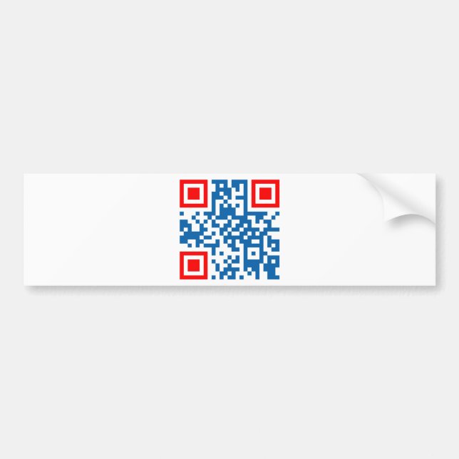 QR-Code-Hrvatska Bumper Sticker (Front)