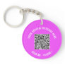 QR Code Info Your Special Message Keychain Gift