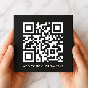 QR Code Invitation   Versatile Square Invite Cards