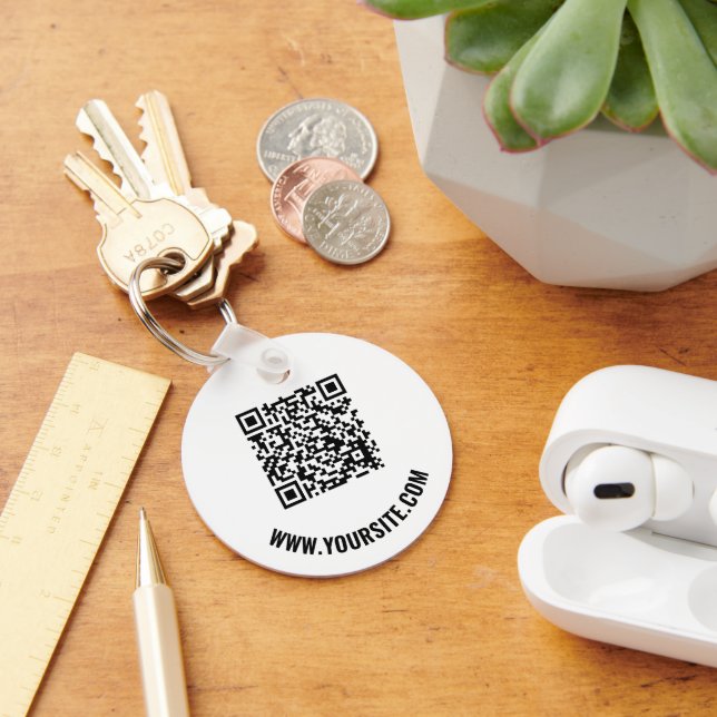 QR Code Keychain (Desk)