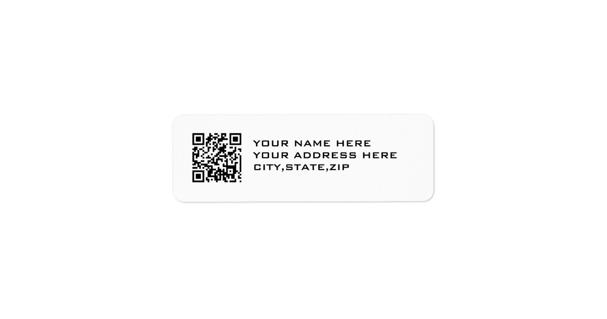 QR CODE LABEL | Zazzle