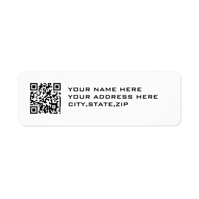 QR CODE LABEL | Zazzle