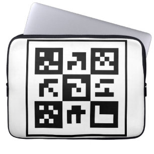 qr code laptop sleeve