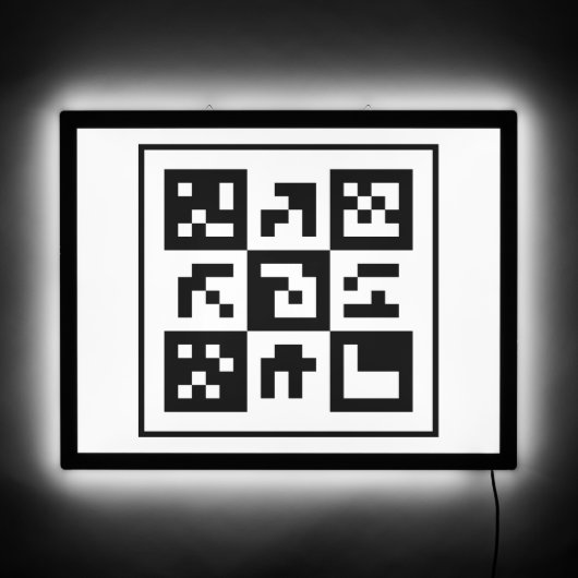 qr code LED sign (Front)