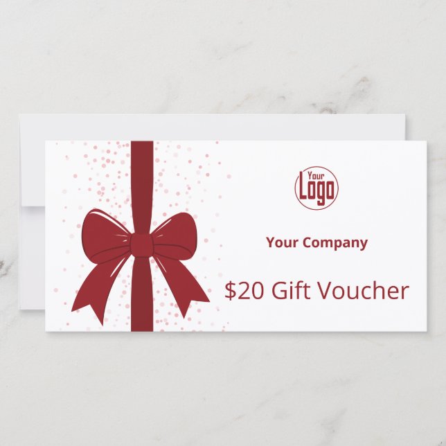 QR Code Life Coach Services Note Gift Voucher Card (Front)