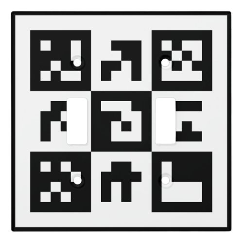 qr code light switch cover