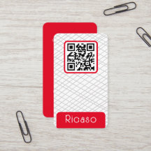 QR Code Lined Pattern Personalized