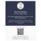 QR Code & Logo l Advertising Commercial Navy Blue