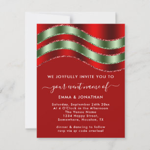 QR Code Logo Red Green Christmas Holidays