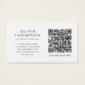 QR Code Logo Social Media Business Cards | Zazzle