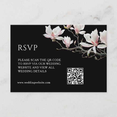 QR Code |  Magnolia Enclosure Card