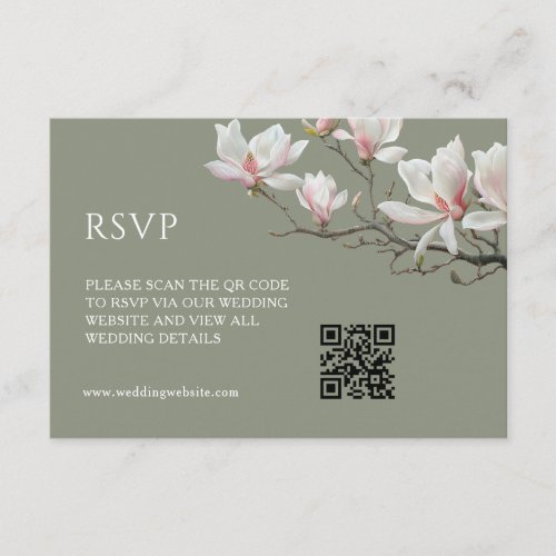 QR Code | Magnolia Enclosure Card