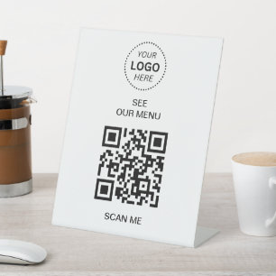 QR Code Menu   Create Your Own Contactless Modern Pedestal Sign