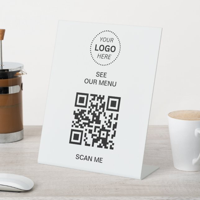 QR Code Menu | Create Your Own Contactless Modern Pedestal Sign (In SItu)