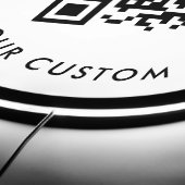 QR Code | Minimalist Simple Business Scannable LED Sign (Edge)