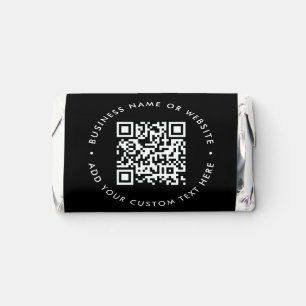 QR Code Modern Black Stylish Business Promotional Hershey's Miniatures