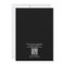 QR Code Modern Black & White Minimal Leaf Wedding