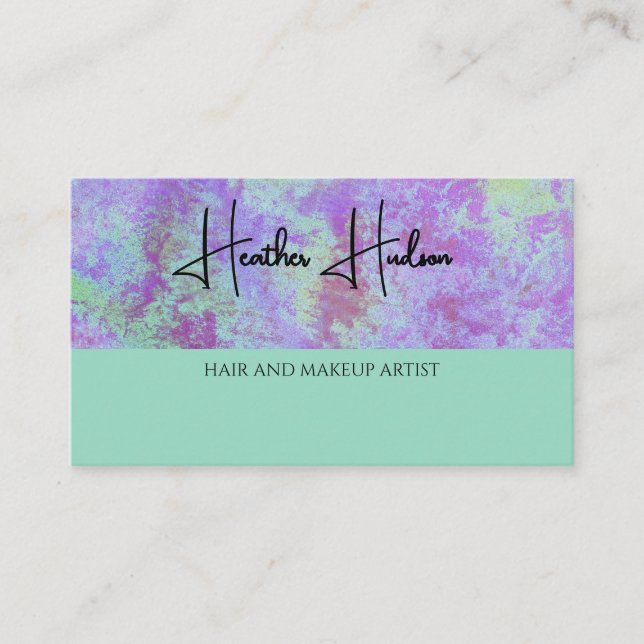 QR code Modern Business Card (Front)