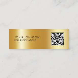QR Code Modern Mini Business Card