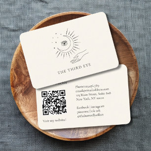 QR Code- Moon Eye Yoga Reiki Wellness  Business Card