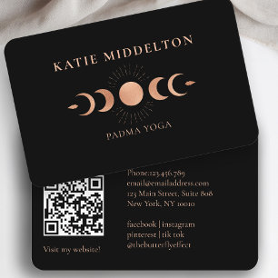 QR Code- Moon Yoga Reiki Wellness Business Card