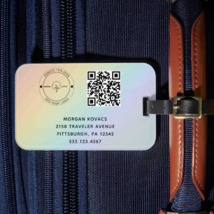 QR Code Name & Logo & Bag Tags
