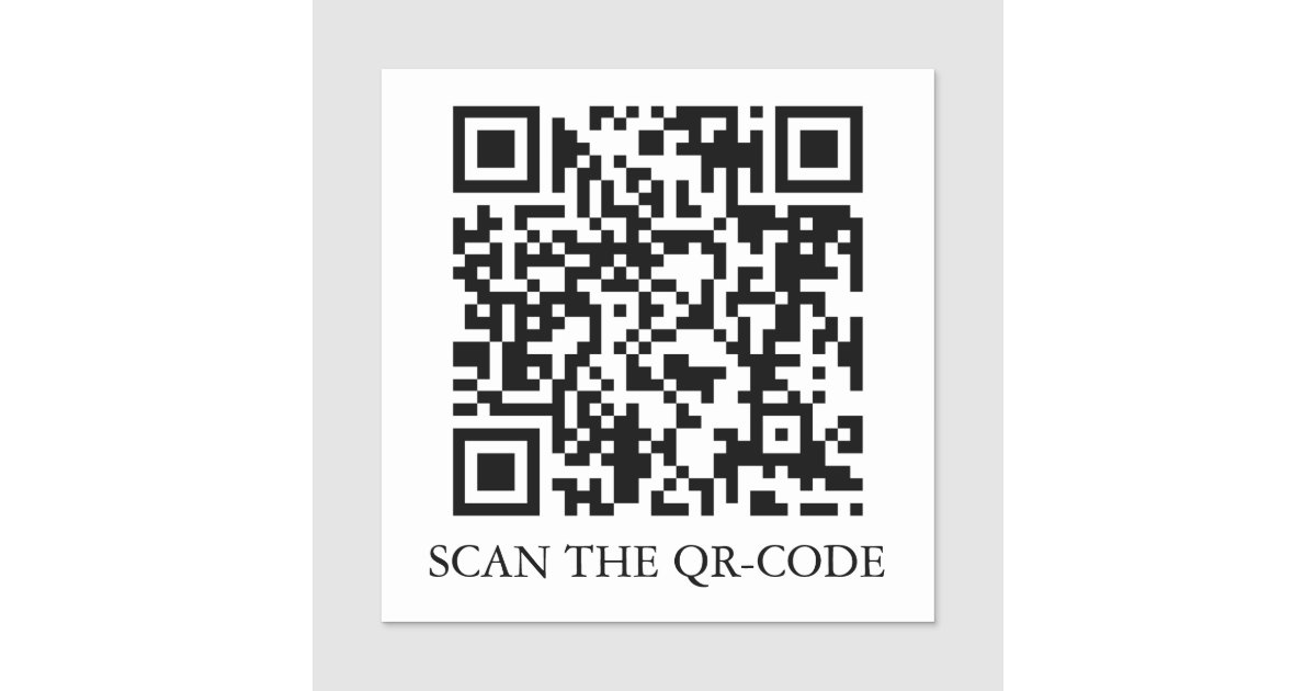 QR Code Name Tag | Zazzle