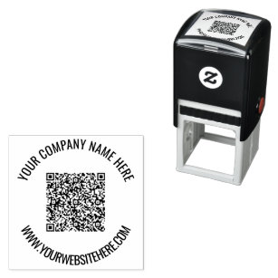 Personalised Self Inking Rubber Stamp Kit Business Name Address Craft To