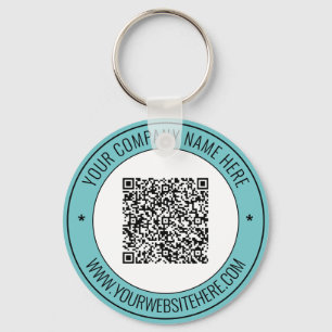 QR Code Name Website Promotional Company Keychains
