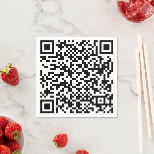 Qr code napkins (Insitu)