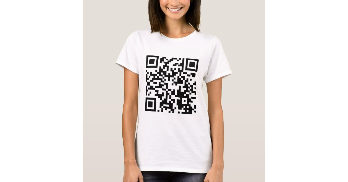 qr code on a shirt