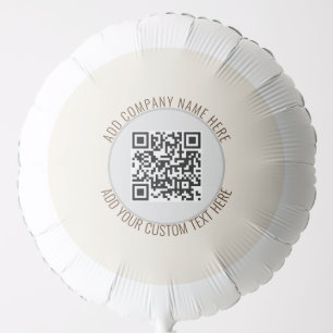 QR Code Office School Company Event Party Balloon
