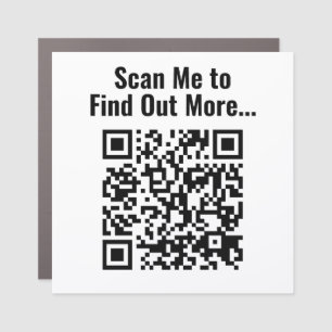 QR Code on a Car Magnet