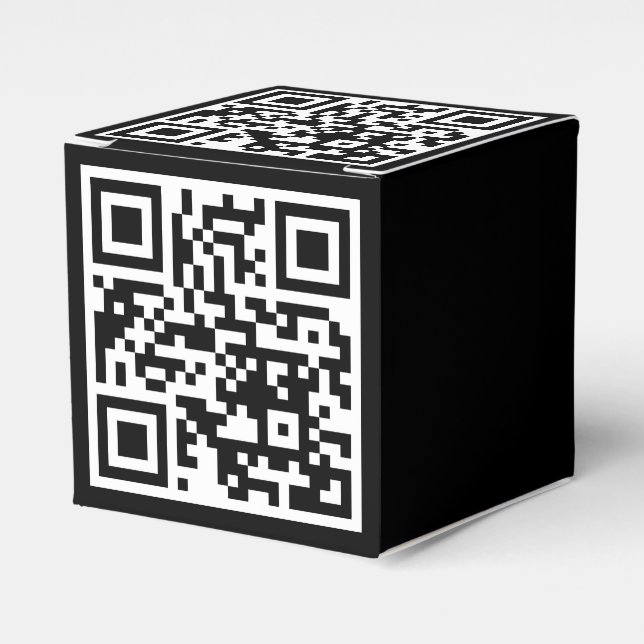 QR Code Only Classic Favor Box (Front Side)