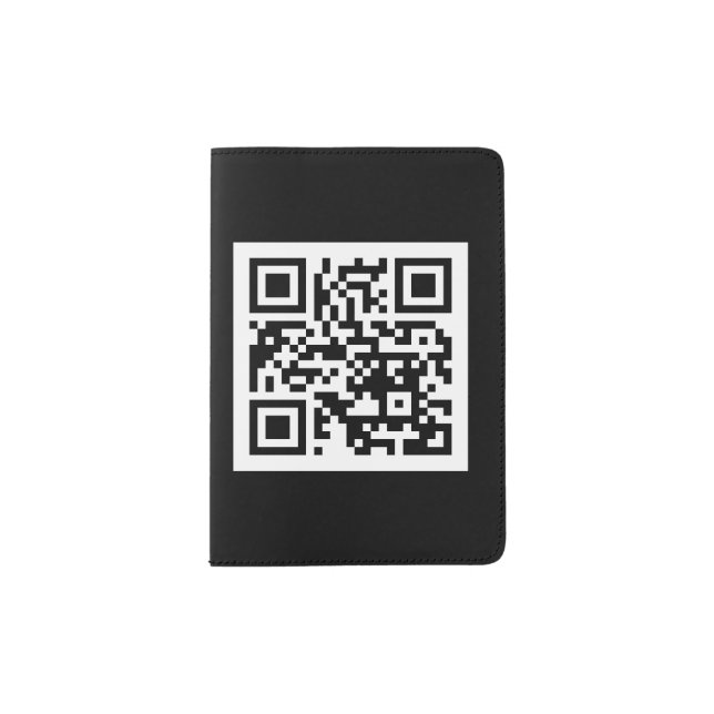 QR Code Only Passport Holder (Front)