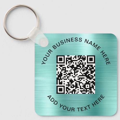 QR Code or Logo Promotional Mint Keychain