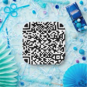 Qr Code Paper Plates