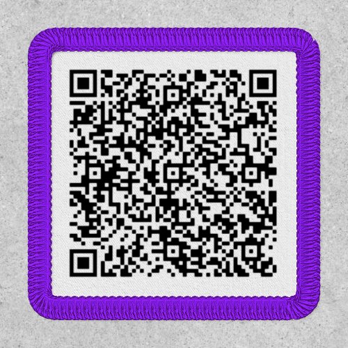 QR Code Patch Your Business Promotional Scan Info