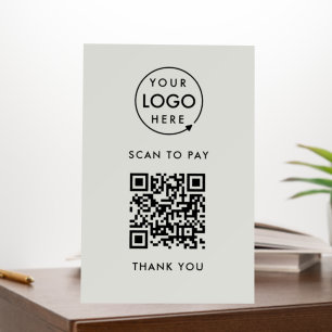 QR Code Payment Foam Board Scan to Pay Sign