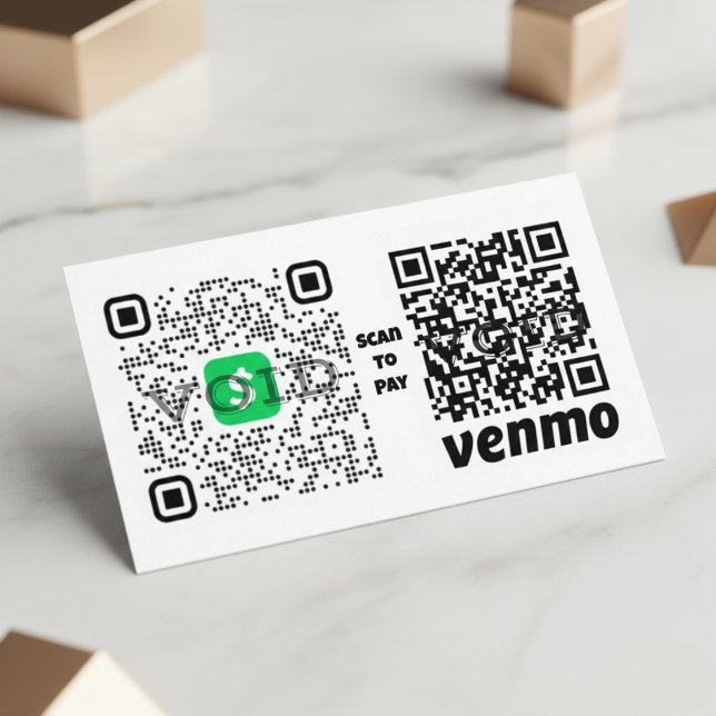 QR Code Payment Process Made Easy   Business Card (QR Code Payment Process Made Easy Business Card)