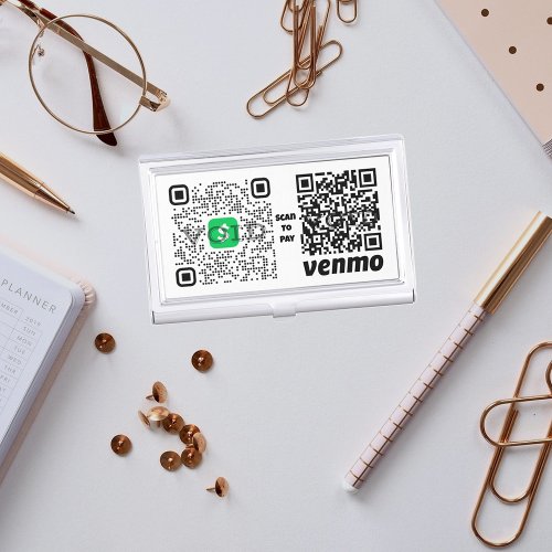 QR Code Payment Process Made Easy Business Card Case