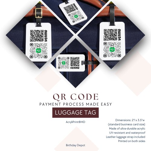 QR Code Payment Process Made Easy  Luggage Tag