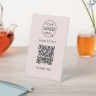 QR Code Payment Tabletop Sign | Scan to Pay