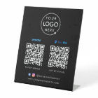 QR Code Payment | Venmo Paypal Scan to Pay Black