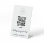QR Code Payment Your Logo Pay Here Business Pedestal Sign