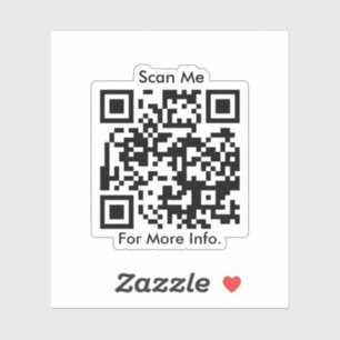QR Code personalized Sticker