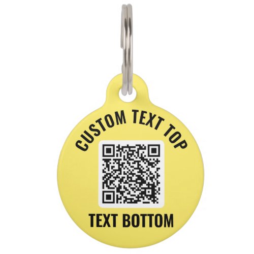 QR Code Pet ID Tag