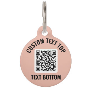 QR Code Pet ID Tag