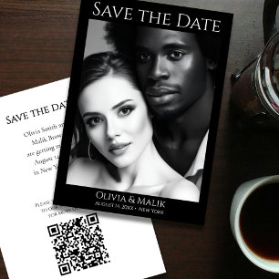 QR code Photo Save the Date